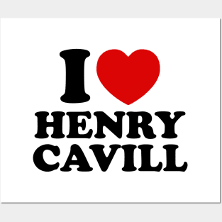 I Love Henry Cavill Posters and Art